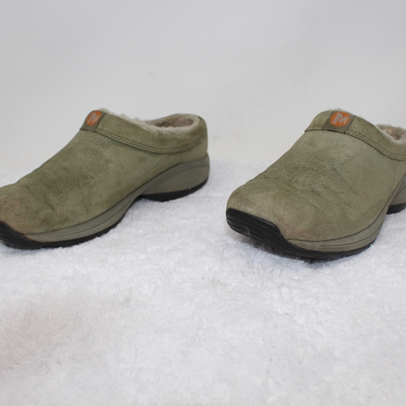 merrell lined clogs
